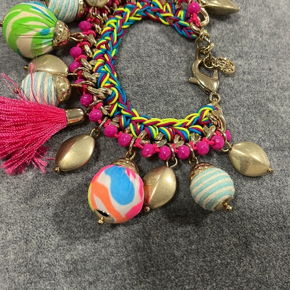 Lilly Pulitzer tassel ball bracelet - Picture 2 of 4